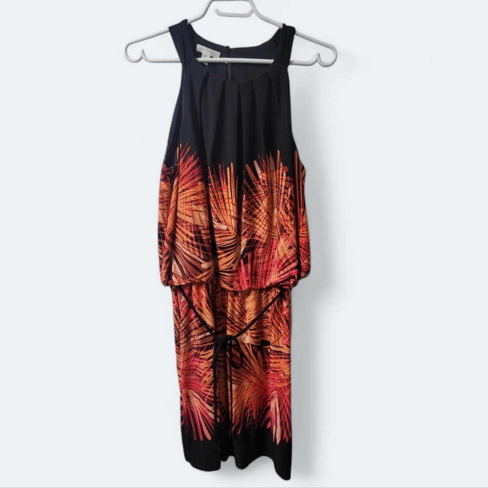 London Times Sleeveless Back Button Dress | Size: 10 🎆